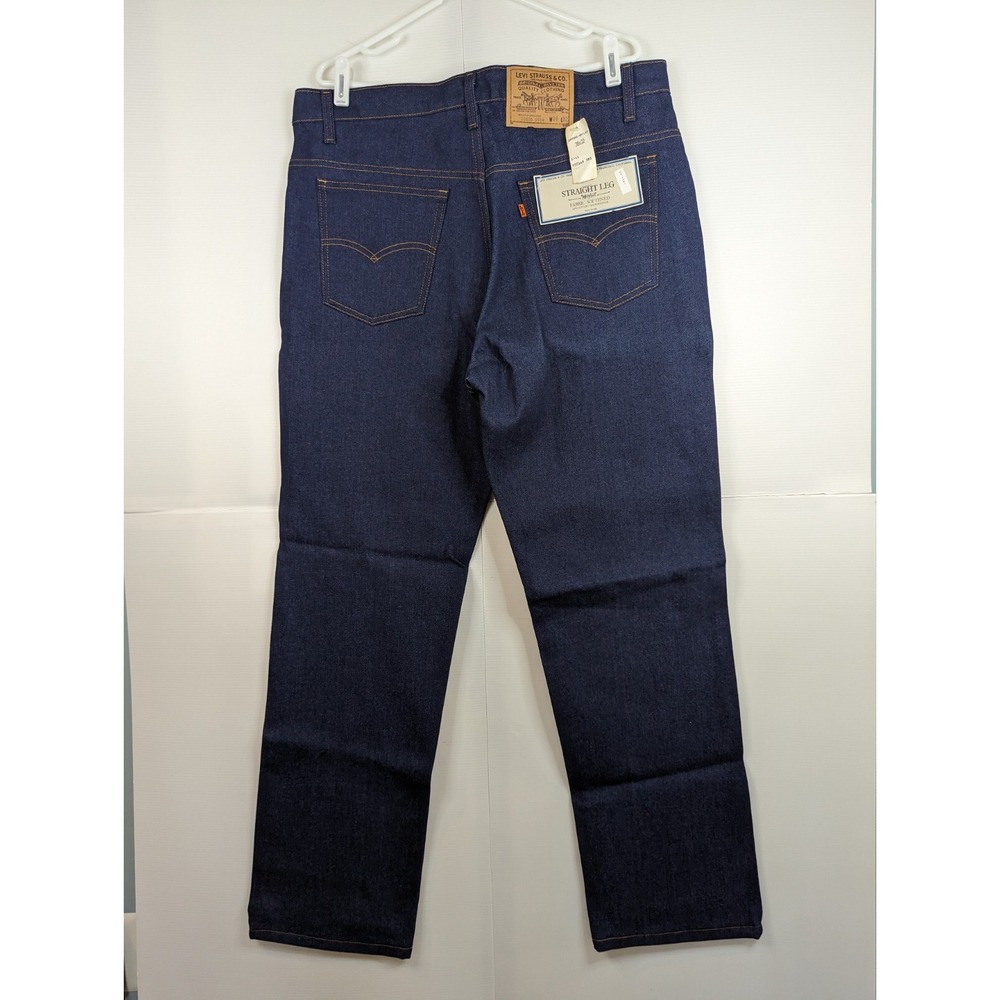 Vintage 80s Levi's Jeans Men's 38 x 32 508 Denim USA 20508-0914 Straight Leg NOS